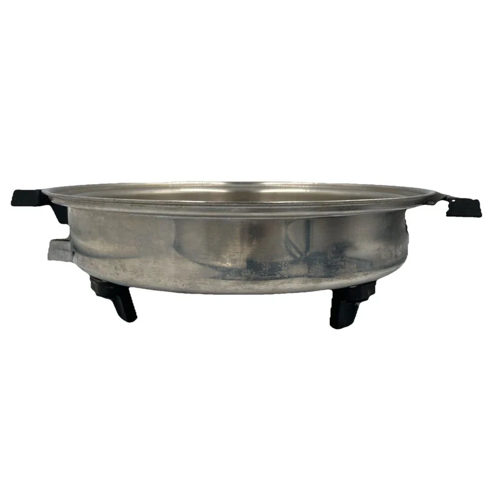 Townecraft Liquid Core Electric Skillet 82010 Complete Set Lid & Cord Tested